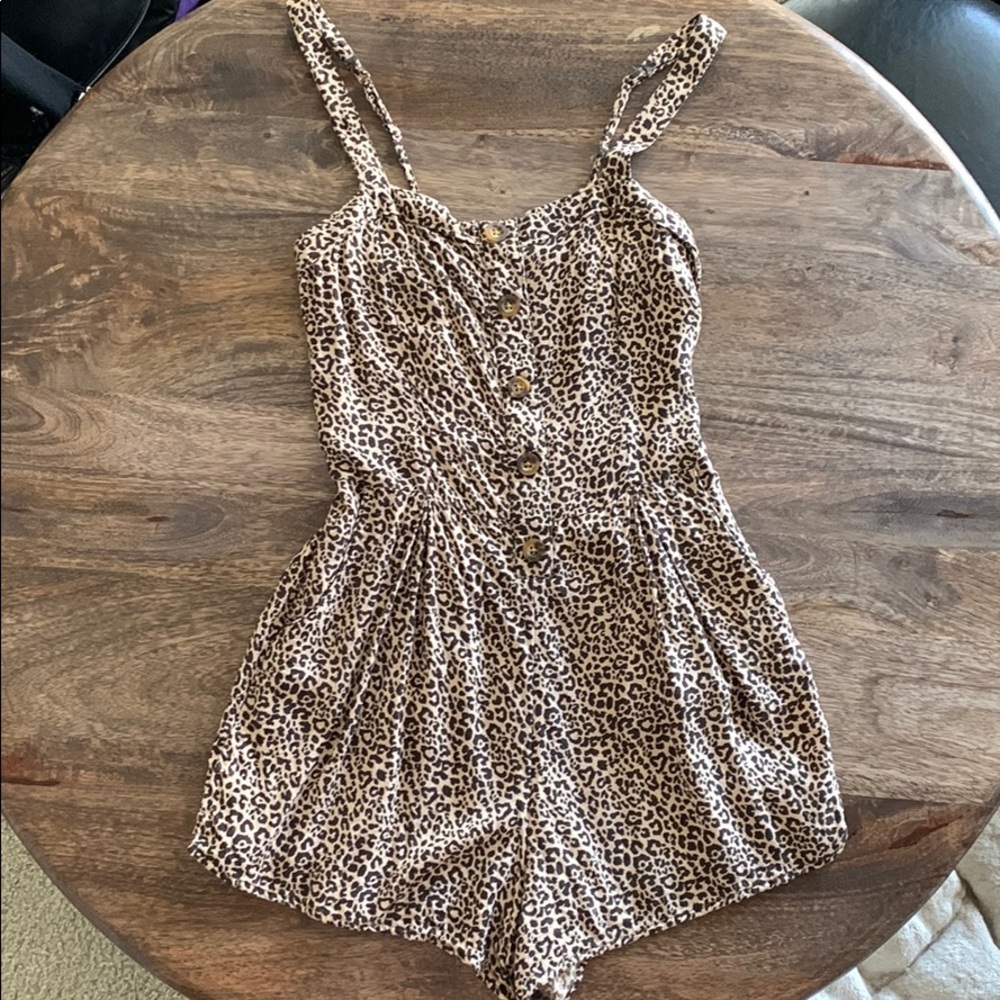 Cheetah Romper